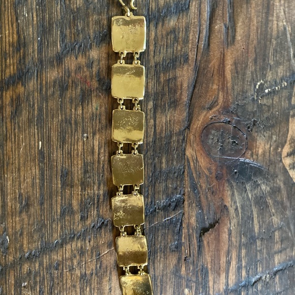 Art Deco Bracelet Rectangular Block Pattern - Picture 4 of 7